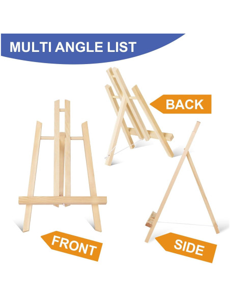 Caballete de Mesa de Madera ESRICH 30cm - 2 Pack Plegable