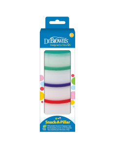 Tazas apilables Dr. Brown's para bocadillos 4 unidades 6m+ 2
