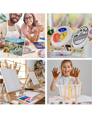 Caballete de Mesa de Madera ESRICH 30cm - 2 Pack Plegable