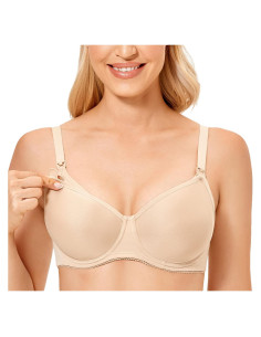 Sostén de Lactancia Gratlin 32C con Aros y Almohadillas