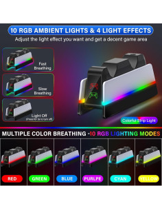 Estación de Carga RJAD para Controladores PS5 - Carga Rápida 2