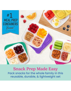Contenedores de Snack Bentgo Easyboxes - Set de 4 Piezas 2