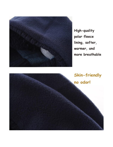 Gorro de Invierno para Niños AHAHA con Orejeras Forrado Polar