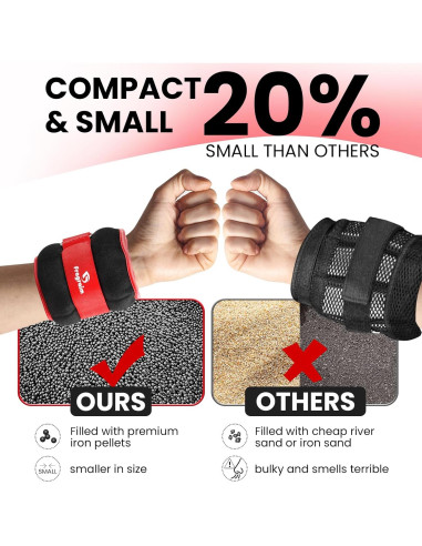 Pesas de Tobillo Fragraim 0.5 kg - 1 Par Ajustables para Ejercicio