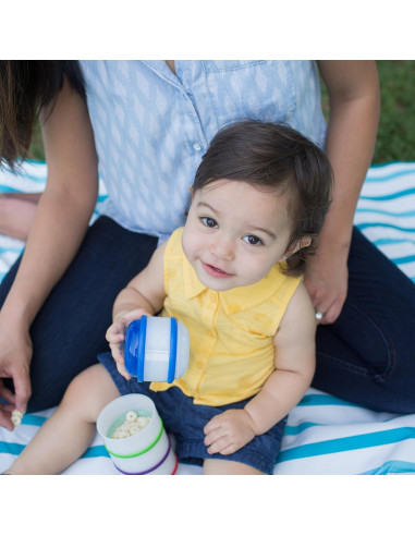 Tazas apilables Dr. Brown's para bocadillos 4 unidades 6m+