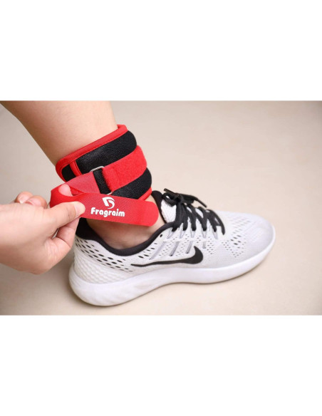 Pesas de Tobillo Fragraim 0.5 kg - 1 Par Ajustables para Ejercicio