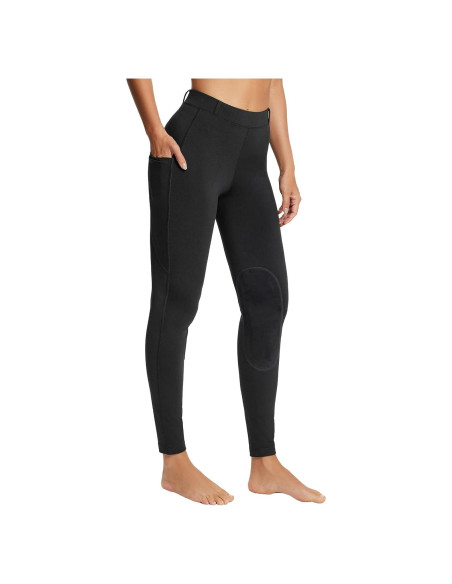 Pantalones Ecuestres Mujer Baleaf X-Pequeño Gamuza Negro UPF50+ Pantalones Ecuestres Mujer Baleaf X-Pequeño Gamuza Negro UPF50+