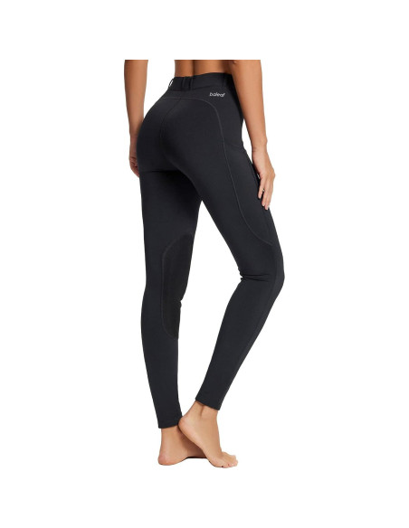 Pantalones Ecuestres Mujer Baleaf X-Pequeño Gamuza Negro UPF50+ Pantalones Ecuestres Mujer Baleaf X-Pequeño Gamuza Negro UPF50+