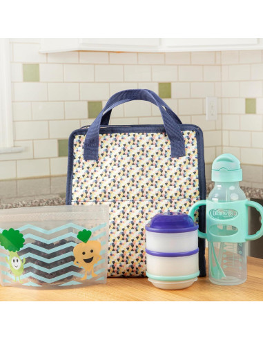 Tazas apilables Dr. Brown's para bocadillos 4 unidades 6m+
