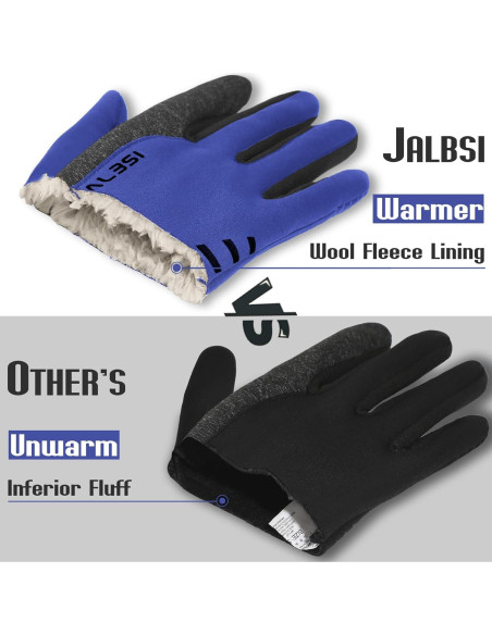 Guantes de Invierno Unisex JALBSI con Forro Térmico y Dedos Táctiles