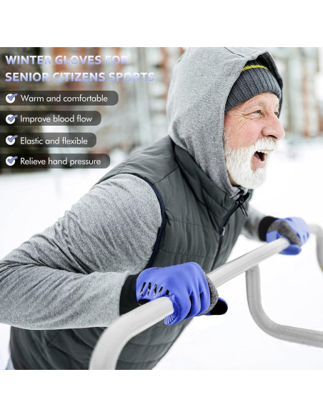 Guantes de Invierno Unisex JALBSI con Forro Térmico y Dedos Táctiles