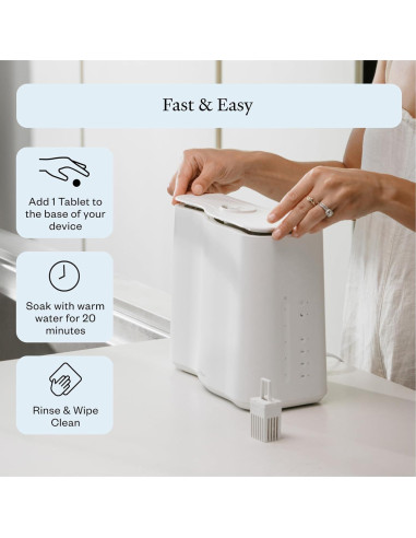 Paquete Humidificador Cloud Vitruvi + Filtro 3 Meses + Tabletas
