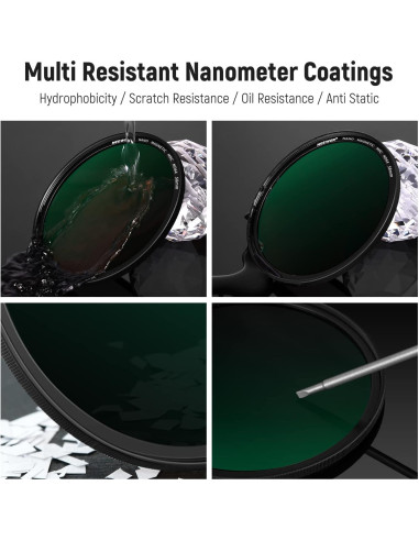 Filtro de Lente ND Magnético NEEWER 58mm 5 en 1 con Difusión