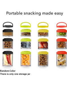 Contenedor de Snacks Apilable Saycker - 4 Tarros Medida 40cc a 150cc 2