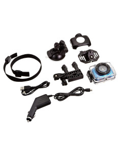 Cámara de Acción Deportiva Pyle GDV123BL 5MP Pantalla Táctil