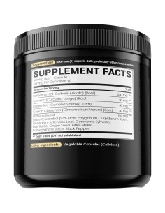 Suplemento de Berberina NUQIIT con Cúrcuma y Té Verde - 90 Cápsulas 2