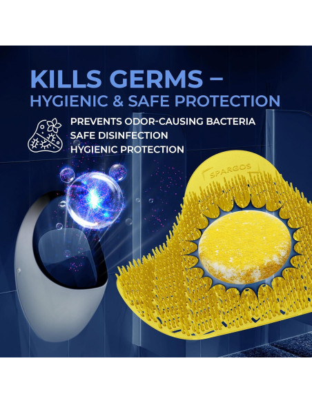 Pantallas de Urinal Desodorantes Spargos 24 Piezas - 3D Onda