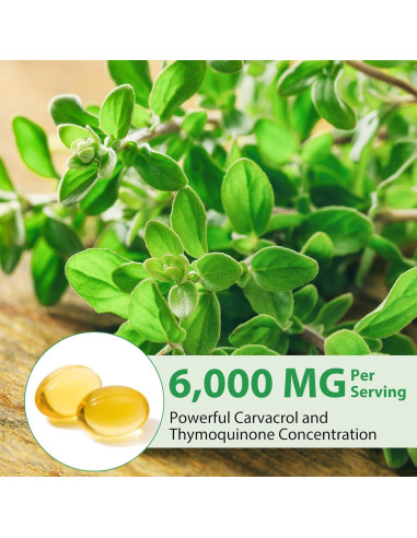 Aceite de Orégano Akeeronn 6000mg + Semilla Negra 200mg 120 Cápsulas