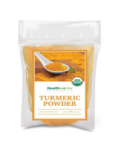 Polvo de Cúrcuma Orgánico Healthworks - 907 g, Keto, Paleo, Vegano