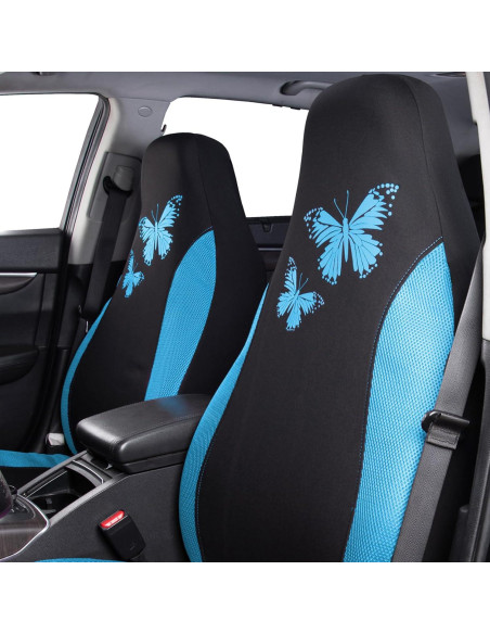 Cubiertas de Asiento de Coche Flying Banner FB-077 Azul Menta
