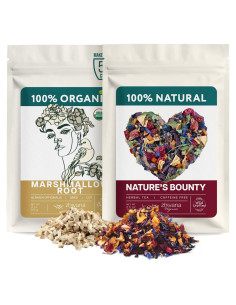 Té Herbal Orgánico Zhivana de Raíz de Malvavisco y Frambuesa 170g