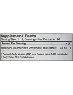 Extracto Líquido de Romero Orgánico HawaiiPharm 60 ml Sin Alcohol 2