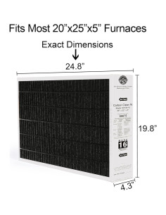 Filtro de Aire Lennox X6675 20x25x5 Merv 16 para HVAC 2