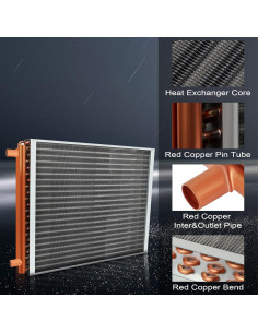 Intercambiador de Calor 22x24 GPOAS Agua a Aire Forzado 2