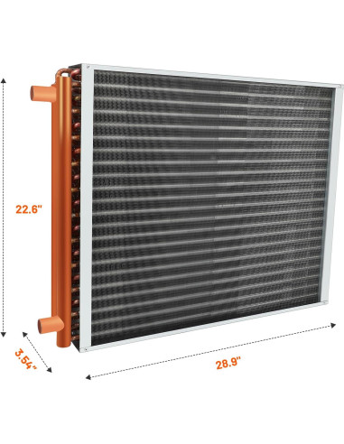Intercambiador de Calor 22x24 GPOAS Agua a Aire Forzado
