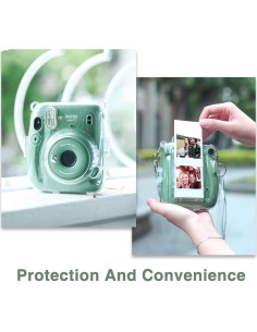 Funda Protectora Transparente CAIYOULE para Fujifilm Instax Mini 11 2