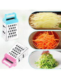 Set de 3 Mini Ralladores de Acero Inoxidable AOZUO 2