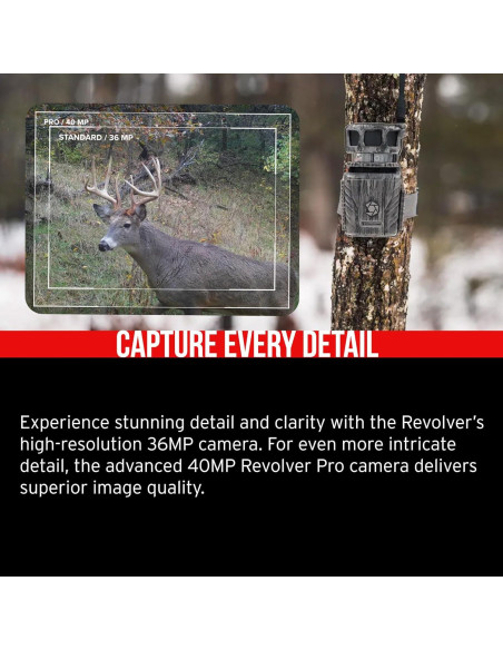 Cámara de Caza Celular Stealth Cam Revolver 36MP 360