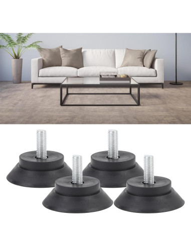 4 Pies de Goma Antideslizantes TYTOGE para Muebles