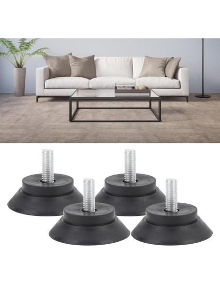 4 Pies de Goma Antideslizantes TYTOGE para Muebles