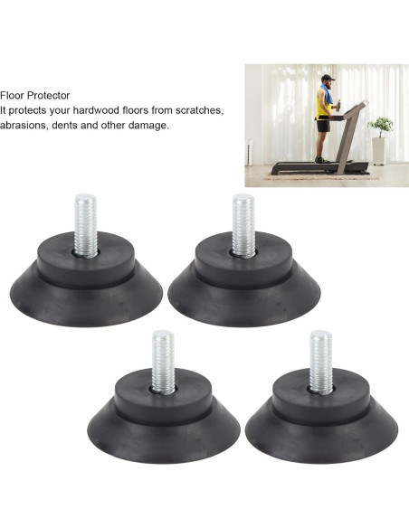 4 Pies de Goma Antideslizantes TYTOGE para Muebles