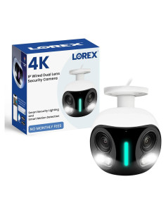 Cámara de Seguridad Inalámbrica Lorex 4K Doble Lente 180