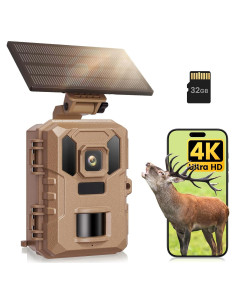 Cámara de sendero VIDVIS 4K 64MP con visión nocturna IP66