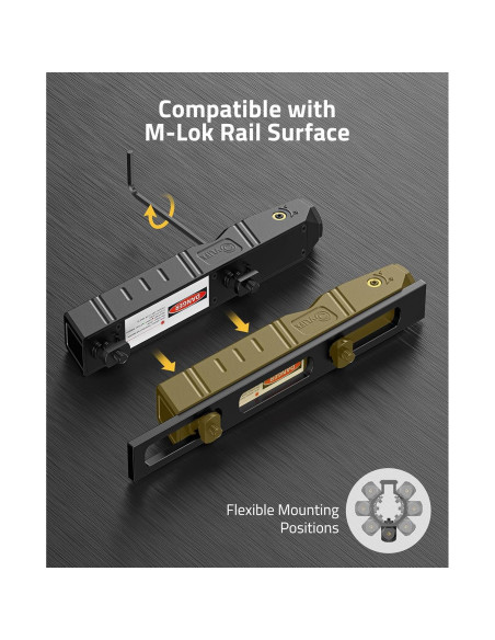 Visor Láser CVLIFE Verde para Rifle M-Lok Recargable