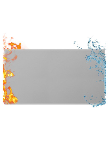Alfombrilla a prueba de fuego TOHONFOO 121.9 x 71.1 cm Gris