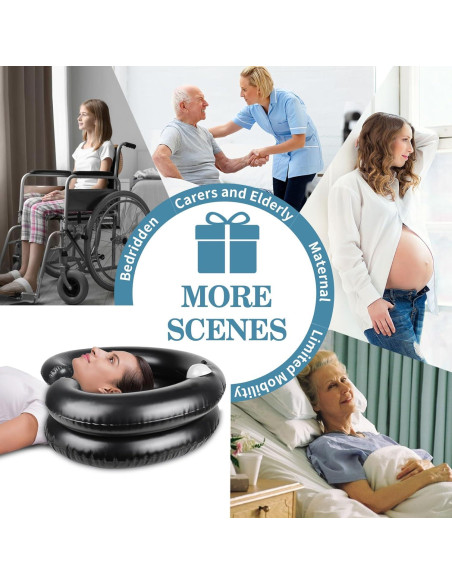 Lavabo Inflable para Champú Foleto - Estación de Lavado Portátil