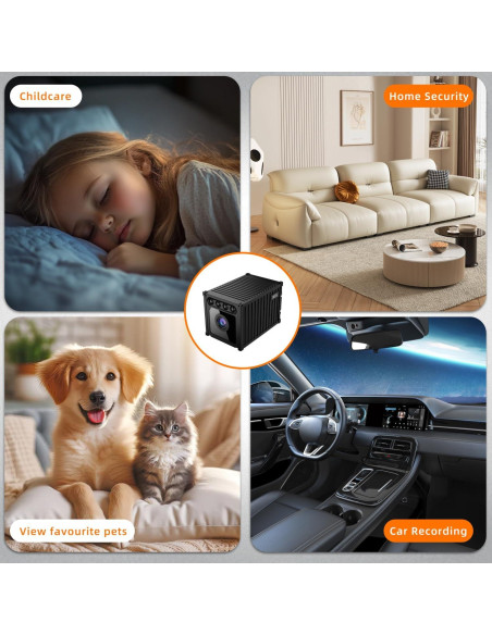 Cámara Oculta 1080P HD Xuansimmlve con Almacenamiento en Nube