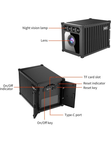 Cámara Oculta 1080P HD Xuansimmlve con Almacenamiento en Nube