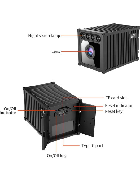 Cámara Oculta 1080P HD Xuansimmlve con Almacenamiento en Nube