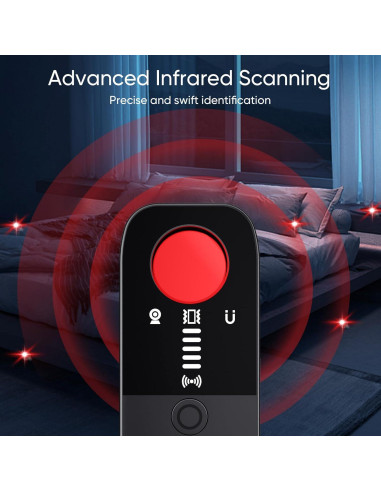 Detector de Cámaras Ocultas Camgyeum A007 - 6 Niveles Sensibilidad