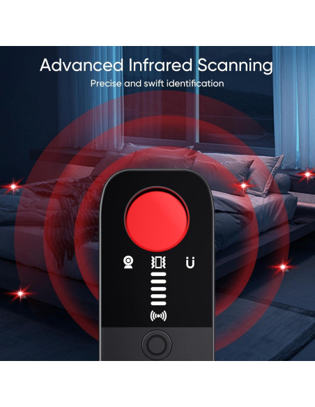 Detector de Cámaras Ocultas Camgyeum A007 - 6 Niveles Sensibilidad