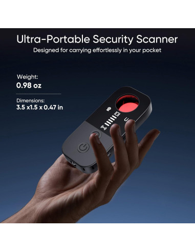 Detector de Cámaras Ocultas Camgyeum A007 - 6 Niveles Sensibilidad