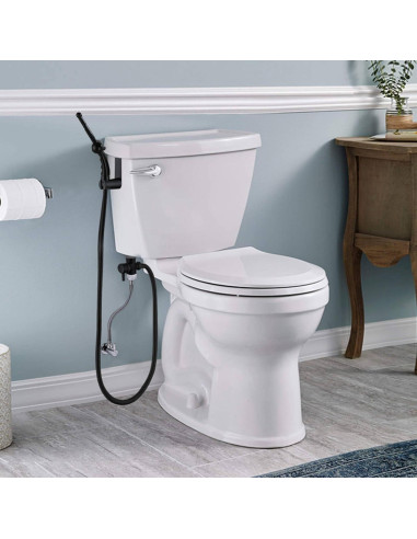 Pulverizador de Bidet BARROCK Ergonómico Negro Mate 119.38 cm