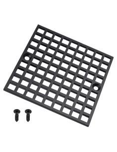 Cubierta de desagüe de ducha Baudelun 10.16 cm acero inoxidable