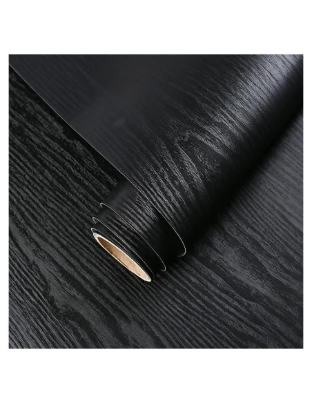 Papel Contacto Autoadhesivo Yancorp 40.64x304.8cm Negro Mate