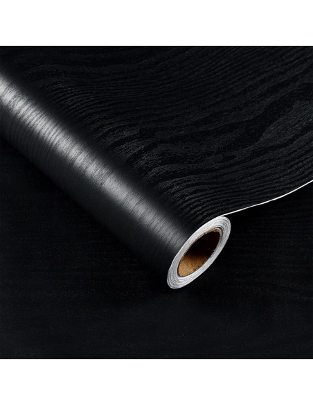 Papel Contacto Autoadhesivo Yancorp 40.64x304.8cm Negro Mate